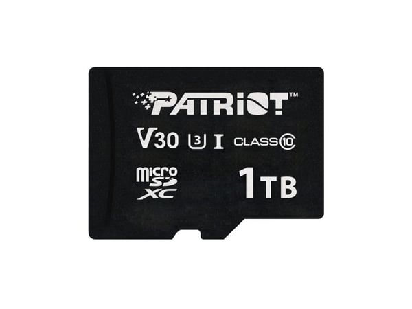 Patriot VX Series - Flashminnekort - 1 TB - Video Class V30 / UHS-I U3 / Class10 - microSDXC UHS-I U3
