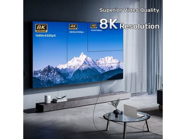 Optisk kabel HDMI 2.1 AOC Unitek C11085GY01-15M