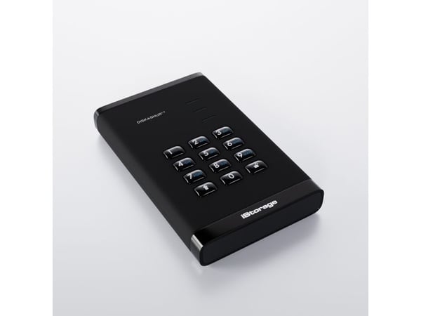 iStorage diskAshur3 1TB Musta - Kiintolevy - 2,5" (IS-DA3-256-1000-B)