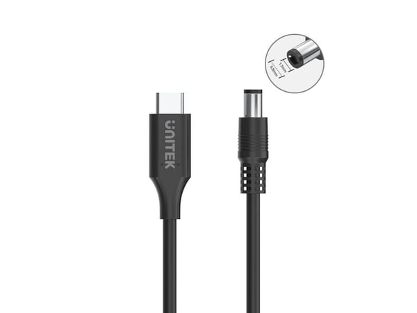 Unitek Acer 65W USB-C - DC5.5 kannettavan tietokoneen virtakaapeli