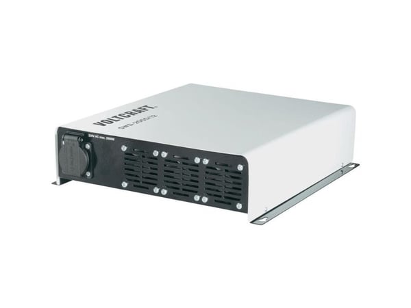 VOLTCRAFT inverter SWD-2000/12 2000 W 12 V/DC - fjernstyrbar - skrueklemmer - 1x jordet stikkontakt (SWD-2000/12)