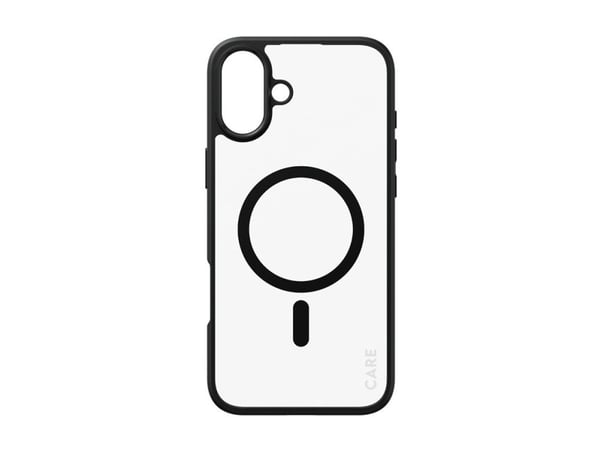 PanzerGlass CARE™ by ® Urban Combat Case Transparent w. Black Frame & MagSafe iPhone 16 Plus, Suojus, Apple, Apple - iPhone 16 Plus, musta