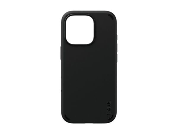CARE by PanzerGlass Double Defense - Bakdeksel for mobiltelefon - Termoplastisk polyuretan (TPU), polykarbonat (PC) - Svart