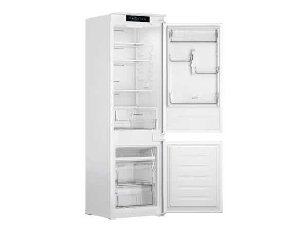Indesit INC18 T311 - Kjøleskap/fryser - bunnfryser - innebygd - fordypning - bredde: 56 cm - dybde: 55 cm - høyde: 177.6 cm - 250 liter - Klasse F ...