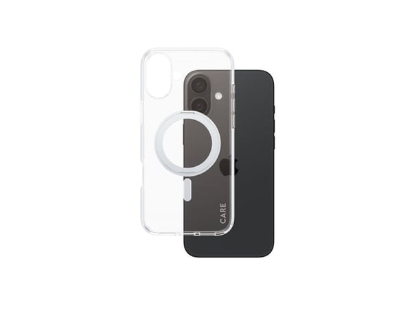 CARE by PanzerGlass Urban Combat Suojakuori Hopea Läpinäkyvä Apple iPhone 16 Plus
