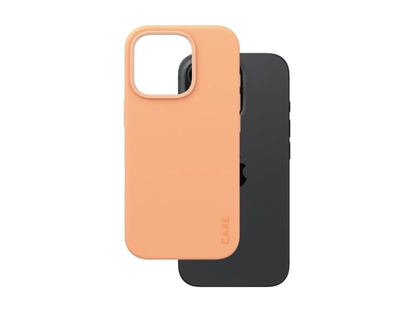 PanzerGlass CARE™ by ® Case Peachy w. MagSafe iPhone 16 Pro, Suojus, Apple, Apple - iPhone 16 Pro, Vaaleanpunainen