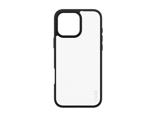 CARE by PanzerGlass - Baksidedeksel for mobiltelefon - flaggskip - MagSafe-samsvar - polykarbonat, termoplast-polyuretan (TPU) - svart - for Apple ...