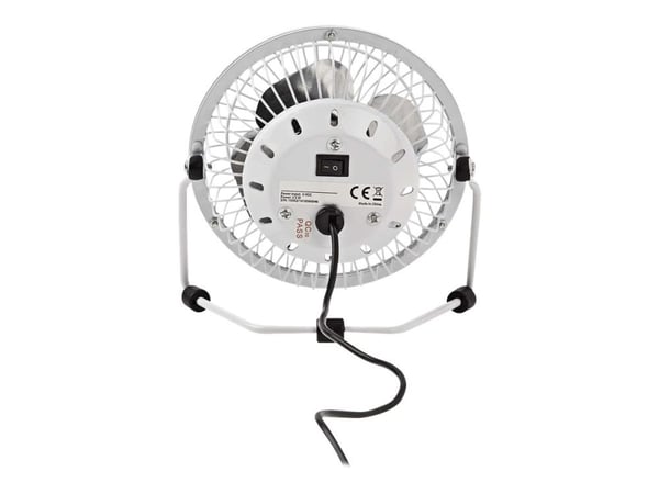 Nedis - Fläkt - bord - 10 cm - vit