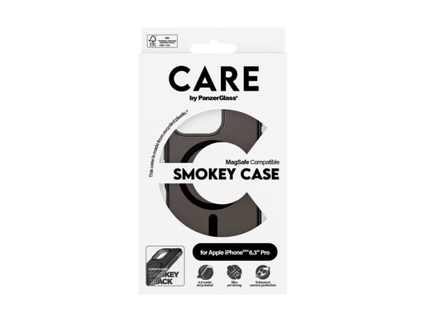 CARE by PanzerGlass Urban Combat - Baksidedeksel for mobiltelefon - MagSafe-samsvar - oleofobisk belegg, termoplast-polyuretan (TPU), polykarbonat ...