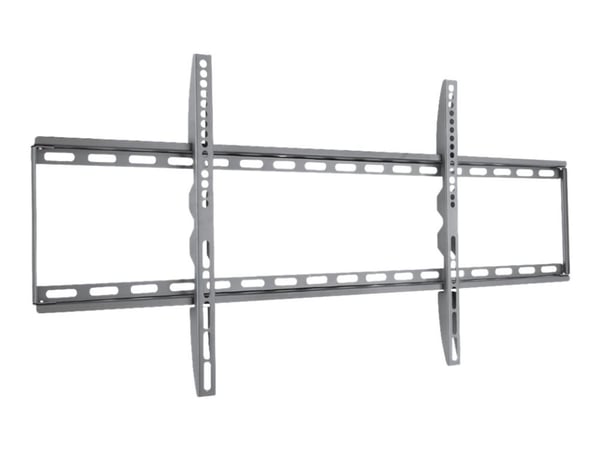 TECHly - Monteringssett (veggmontering) - Fixed Slim - for LCD-skjerm - svart - skjermstørrelse: 42"-80"