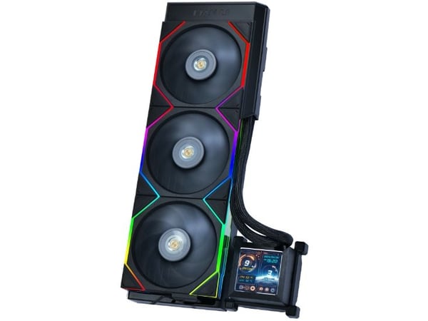 Lian Li HydroShift LCD 360S - Væskekjølesystem for prosessor - sidefeste - (for: LGA1700, AM4, AM5) - 120 mm - svart