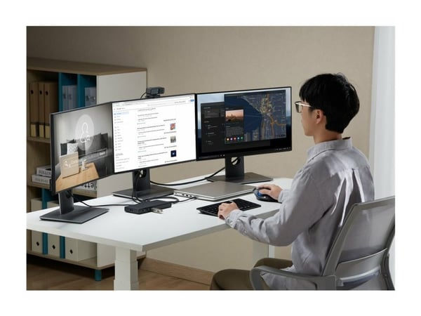 Kensington SD4842P EQ - Dokkingstasjon - USB-C / USB4 / Thunderbolt 3 / Thunderbolt 4 - 2 x HDMI, DP - 1GbE