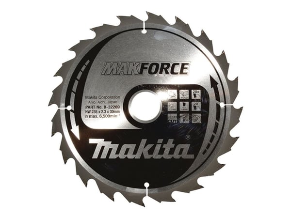 Makita B-32269, Tre, 23,5 cm, 3 cm, 2,3 mm, Makita, 20°