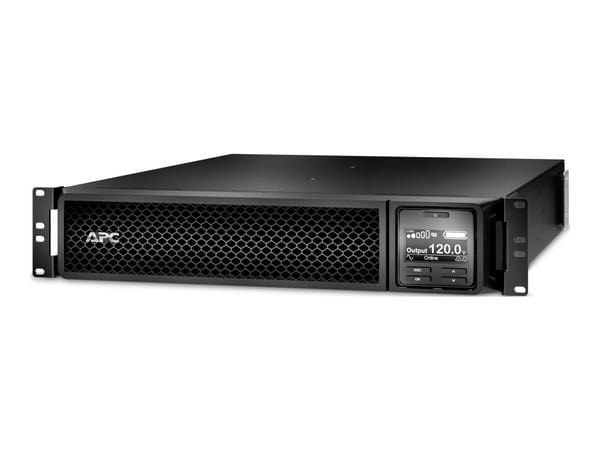 APC Smart-UPS SRT 3000VA RM Network Card - UPS (kan monteres i rack) - AC 120 V - 2700 watt - 3000 VA - enkeltfase - USB - utgangskontakter: 9 - 2U...