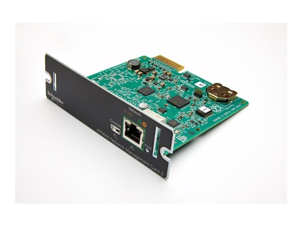 APC Network Management Card 3 with PowerChute Network Shutdown - Adapter for fjernstyrt administrasjon - 1GbE - 1000Base-T - for P/N: SMT1000RM1U, ...
