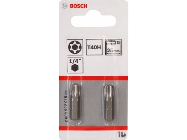 Bosch BITS T40 SECURITY TORX 2 STK