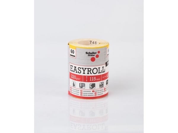 slippapper 115mm x 4,5m Easyroll P60