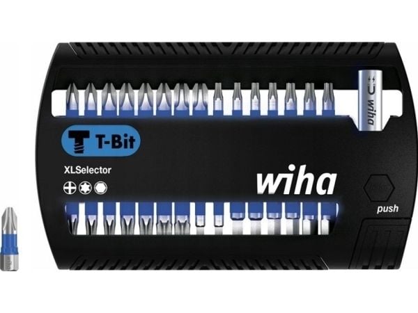 Wiha 41830 bitssett 31 deler kryssspor Phillips, Unbrako, TORX Plus