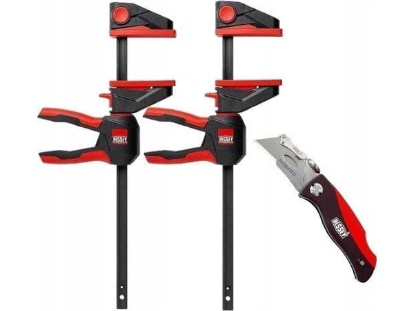 BESSEY klemmesett med dreiehåndtak 300/80 med kniv DBKPH-EU
