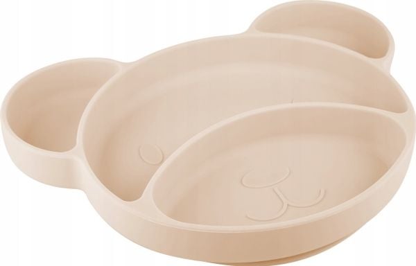 Canpol Babies silikonleketøy/bittring med feste BEAR, 51/401 krem