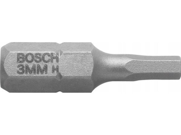 Bosch sekskant-bit 2,5 mm ekstra hard C 6.3 3 stk (2607001720)
