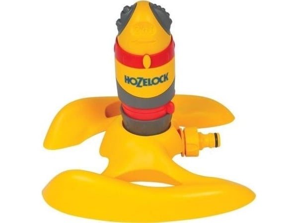 Hozelock 2336, Sirkulær sprinkler, 314 m², 10 stang, Grå, Gult