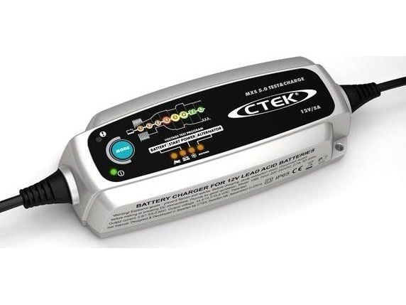 CTEK MXS 5.0 Test &amp; Charge -akkulaturi
