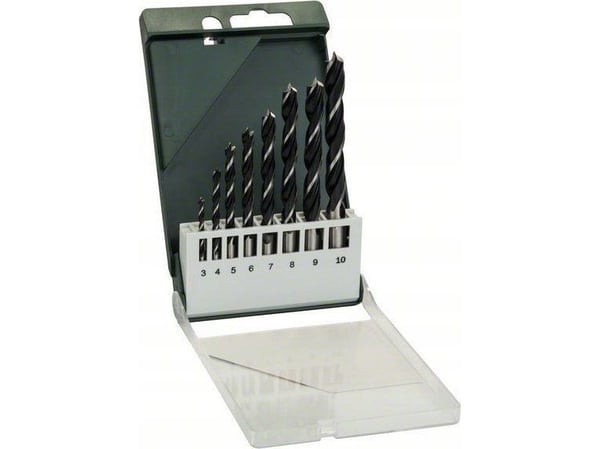 Bosch puinen spiraaliharjasarja 3-10MM 8 kpl