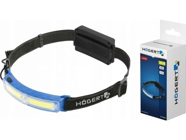 HOGERT hodelykt COB XPG USB 6 funksjoner