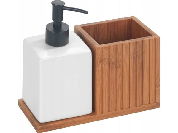 Wenko Væskedispenser med bambusorganiser MERA