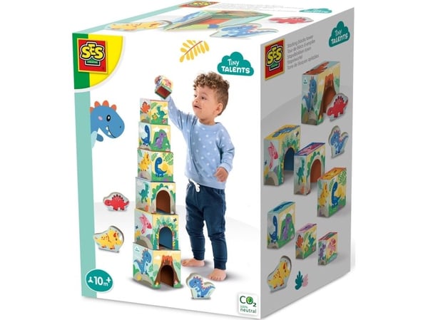 SES Creative byggklosser med dinosaurfigurer 13202 32026