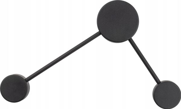 TK Lighting Tk Lighting Avia 6808 vegglampe i svart metall med 2x10W GX53