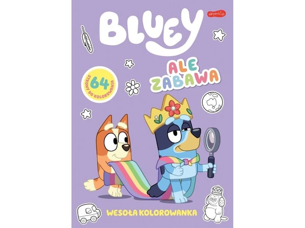 Så moro Bluey Cheerful fargeleggingsbok 86350