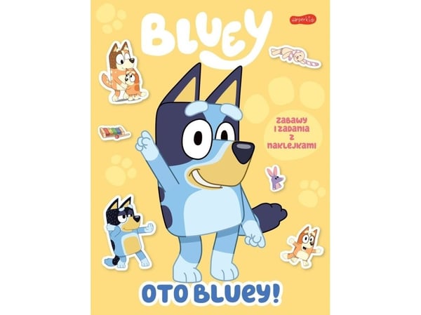 HarperCollins Oto Bluey! Lekar och uppgifter med klistermärken 87111