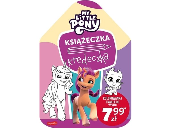 HarperCollins ritbok med kritor MLP Nya generationen 86466