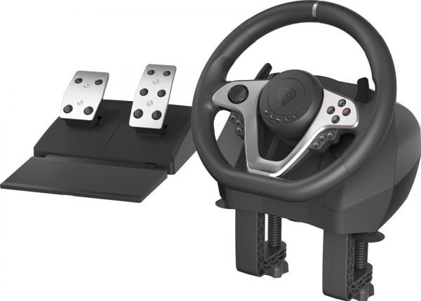 GENESIS Seaborg 400, Ratt + pedaler, Nintendo Switch, PC, PlayStation 4, Playstation 3, Xbox 360, Xbox One, Xbox One S, Xbox One X, D-pute, 900°, K...