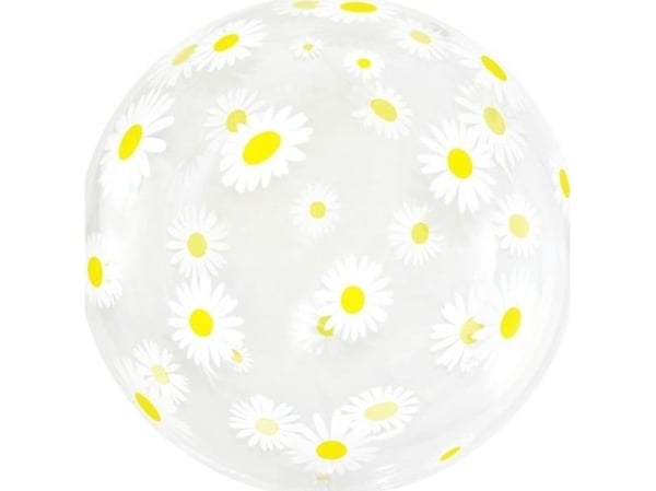 GoDan ballong 20" aqua-crystal 'Daisies' KR-20ST 80886