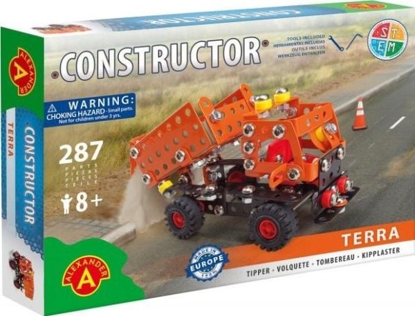 Lastbil Metal Konstruktionsbyggesæt - Terra