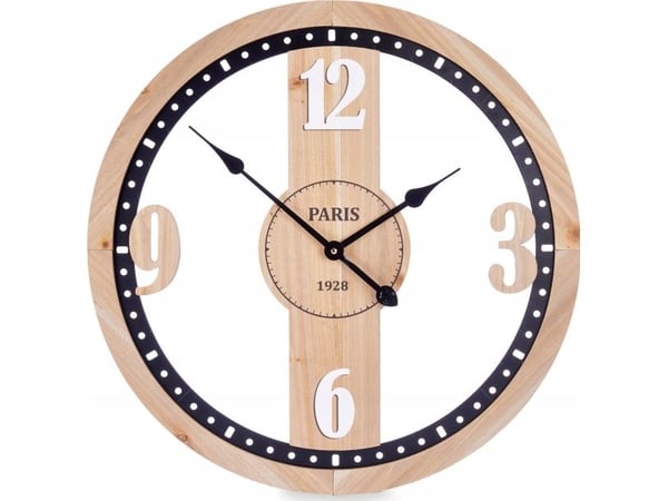 Gift Decor klokke i loftstil PARIS 1928, 60 cm