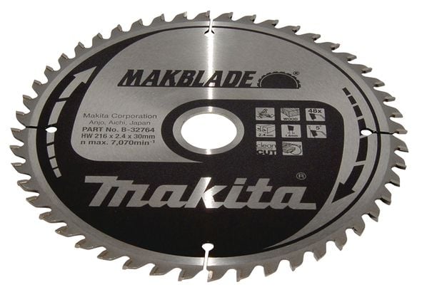 Makita MAKBLADE - Cirkelsågblad - för trä - 216 mm - 48 tänder