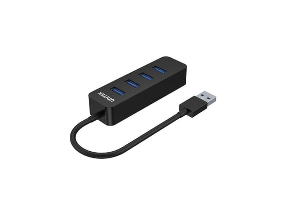 Unitek uHUB Q4 H1117A - Hub - 4 x SuperSpeed USB 3.0 - stasjonær