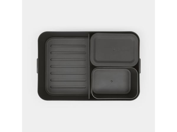 Brabantia Make & Take, Lunsjbeholder, Voksen, Grå, Plast, Monokromatisk, Rektangulær