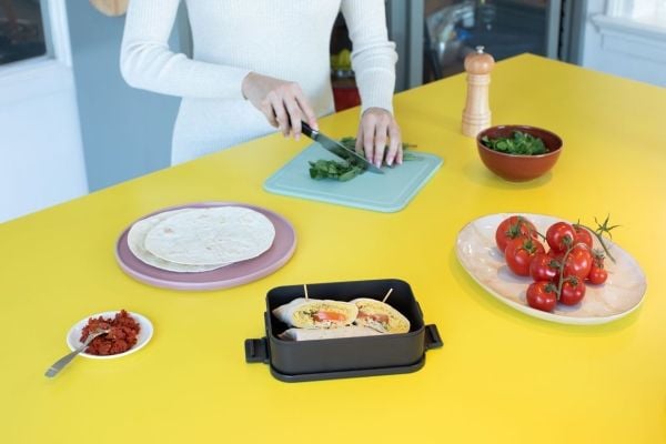 Brabantia Make & Take, Lunsjbeholder, Voksen, Grå, Plast, Monokromatisk, Rektangulær