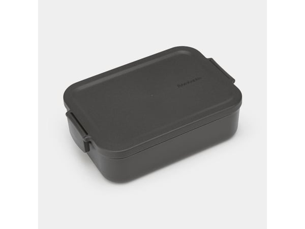 Brabantia Make & Take, Lunsjbeholder, Voksen, Grå, Plast, Monokromatisk, Rektangulær