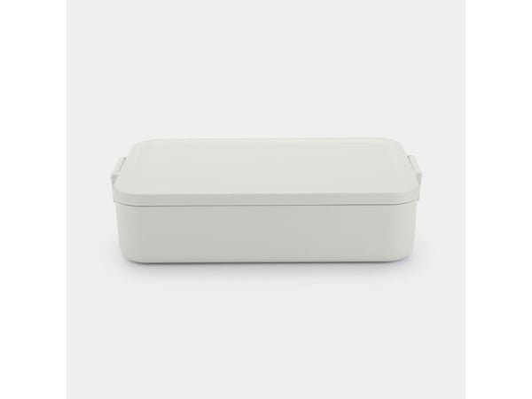 Brabantia Make & Take, Lunchlåda, Vuxen, Ljusgrå, Plast, Monokromatiskt, Rektangulär