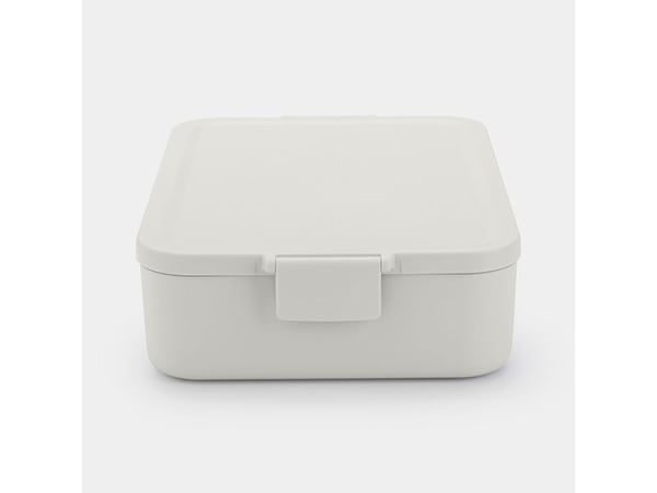 Brabantia Make & Take, Lunsjbeholder, Voksen, Lysegrå, Plast, Monokromatisk, Rektangulær
