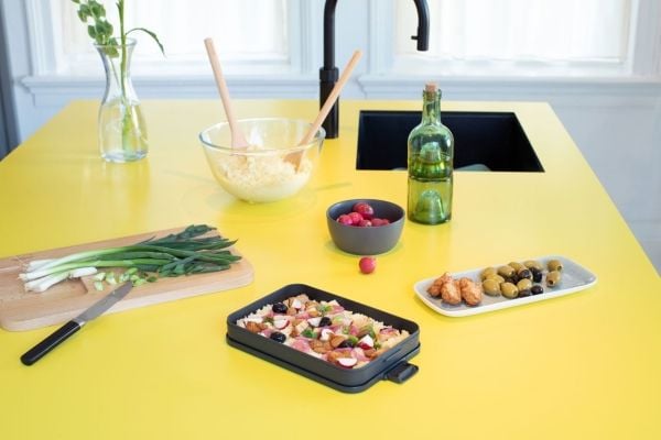 Brabantia Make & Take, Lunsjbeholder, Voksen, Grå, Plast, Monokromatisk, Rektangulær