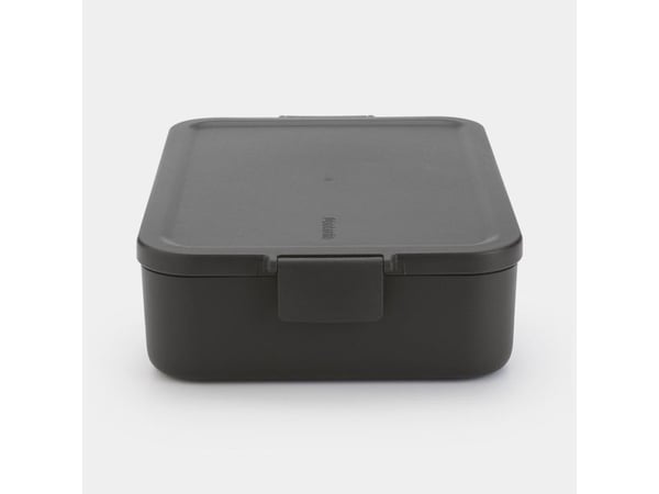 Brabantia Make & Take, Lunsjbeholder, Voksen, Grå, Plast, Monokromatisk, Rektangulær