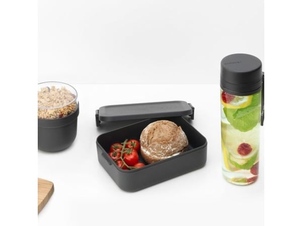Brabantia Make & Take, Lunsjbokssett, Voksen, Grå, Gjennomsiktig, Plast, Monokromatisk, Andre