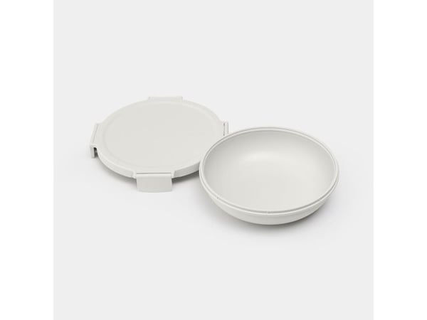 Brabantia Make & Take, Lunsjbeholder, Voksen, Lysegrå, Plast, Monokromatisk, Rund